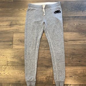 Roots skinny salt and pepper sweatpants